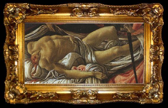 framed  Sandro Botticelli Discovery of the Body of Holofernes (mk36), ta009-2